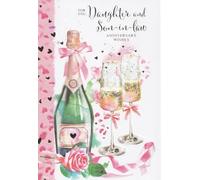 For You Daughter and Son In Law Anniversary Wishes Greeting Card 7.5" x 5.25"