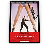 For Your Eyes Only James Bond POSTER Glossy Borderless of Various Sizes & Frame Option (A1 size 33.1 x 23.4 Inch / 841 x 594 mm, 03)