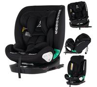 For Your Little One AllStage 360 Group 0/1/2/3 Car Seat, ISOFIX i-Size, 360-Degree Rotation, Rear and Forward-Facing, Birth to 12 Years, 5-Point Harness, 7 Height Positions (Midnight Black)