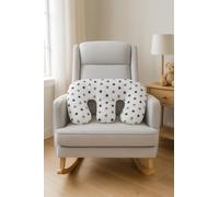 For Your Little One Breast Feeding Maternity Nursing Pillow Support | Mother & Baby Awards Shortlisted (Twin Pillow - Grey Stars)