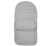 For Your Little One Broderie Anglaise Footmuff/Cosy Toes Compatible with Mountain Buggy - Grey