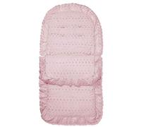For Your Little One Broderie Anglaise Footmuff/Cosy Toes Compatible with Mountain Buggy Nano - Pink