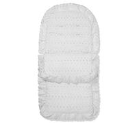 For Your Little One Broderie Anglaise Footmuff/Cosy Toes Compatible with My Babiie Mb01 - White