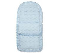 For Your Little One Broderie Anglaise Footmuff/Cosy Toes Compatible with Peg Perego - Blue