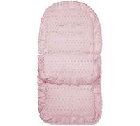 For Your Little One Broderie Anglaise Footmuff/Cosy Toes Compatible with Peg Perego - Pink