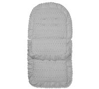 For Your Little One Broderie Anglaise Footmuff/Cosy Toes Compatible with Valco Snap Duo - Grey