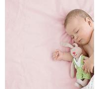 For Your Little One Cot Fitted Sheet Compatible With Boori 100% For Your Little One Cotton 120x60cm Pack Of 2 - Pink