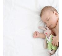 For Your Little One Cot Fitted Sheets Compatible with SnuzSurface Duo Mattress 120x60cm - Pack of 2 - White
