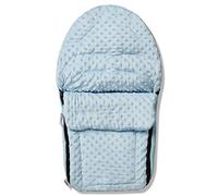 For Your Little One Dimple Car Seat Footmuff/Cosy Toes Compatible with Cybex Aton 5 - Blue