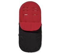 For Your Little One Footmuff/Cosy Toes Compatible with Mountain Buggy - Red - Fits All Models