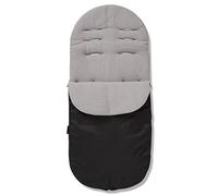 For Your Little One Footmuff/Cosy Toes Compatible with Peg Perego - Grey - Fits All Models