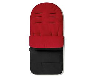 For Your Little One Premium Footmuff/Cosy Toes Compatible with Bugaboo Ant - Fire Red