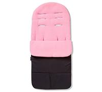 For Your Little One Premium Footmuff/Cosy Toes Compatible with Peg Perego - Candy Pink - Fits All Models