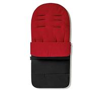 For Your Little One Premium Footmuff/Cosy Toes Compatible with Quinny Buzz - Fire Red