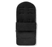 For Your Little One Premium Footmuff/Cosy Toes Compatible with Silver Cross 3D - Black Jack