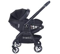 For Your Little One Qubi Infant Car Seat Stroller, Birth to 15 Months, 5-Point Harness, 13 kg (Eclipse Black)