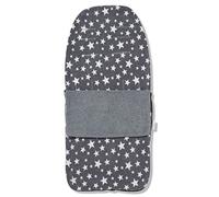 For Your Little One Snuggle Summer Footmuff Compatible with Cybex - Grey Star - Fits All Models