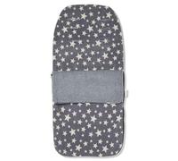 For Your Little One Snuggle Summer Footmuff Compatible with Teutonia - Grey with Cream Stars - Fits All Models