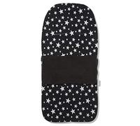 For Your Little One Snuggle Summer Footmuff Compatible with Teutonia Spirit S3 - Black Star