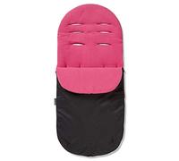 For Your Little One Universal Footmuff - Deluxe Fleece Lined Cosy Toes, Snug Fit for All Pushchairs, Strollers, Prams & Buggies, Baby Jogger Compatible with Egg (Standard, Dark Pink)