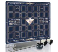 for Yugioh Playmat - Compatible with Yu-Gi-Oh, TCG Playmat - Free Counters & Storage Bag, Dual Player Master Rule Duel Zones, Extra Large 2-Player Card Game Mat (Building Blocks)