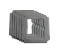 (for YW509) Fiber Mopping Cloths, Compatible for Liectroux, Window Cleaning Robot, 6pcs / Pack Quick Dry