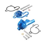 For YZ85 2002-2018 Oversized Water Pump Cooler Impeller Spacer & Cover Protector Kit Billet Aluminum Engine Water Pump(Gold)