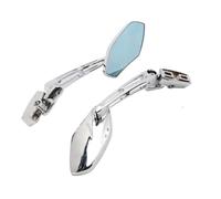 For YZF R1 1998 1999 2000 2001-2012 YZF R6 1999-2012 2Pcs Black Chrom Adjustable Motorcycle Rear View Side Mirrors REOKIP(CB11002C)