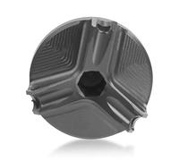 For YZF-R1 1998-2015 Motorcycle Engine Oil Filler Cup Plug Cover Screw POMPOMPUR(Gray)
