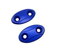For YZF R1 2007 2008 2009 2010 2011 2012 2013 2014 Motorcycle Rearview Mirrors Base Windscreen Eliminators Hole Cover Cap(Blue)