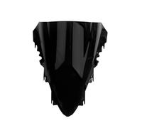 For YZF R1 2007 2008 Motorcycle ABS Windscreen Windshield Air Wind Deflector Wind Screen(Black)