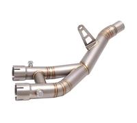 For YZF-R1 R1 R1M MT10 2015-2022 Slip On Motorcycle Exhaust Escape System Modify Middle Pipe Connect Muffler WEFOLCC