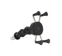 For YZF-R1 R6 R6S R1M/S 2015-2018 Motorcycle Phone Holder Fork Stem Mount Navigation Bracket With USB Charger Cellphone Stand(Black Without USB Charger)