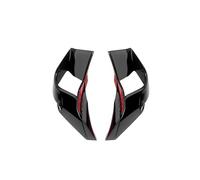 For YZF R15 2022 2023 Motorcycle Fairing Parts Fixed Wing Wind Aerodynamic Winglet Windshield Spoiler Black(Glossy black)