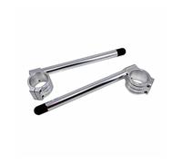 For YZF R25 R3 For MT25 For MT03 Motorcycle Handlebar Adjustable CNC 41 Mm Clip On Ons Fork Motorcycle Handlebar(41mm Silver)