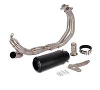 For YZF R7 For MT-07 Full Exhaust System Header Pipe Slip On 51mm Muffler Tip Exhausts Pipes MODIFIED EXHAUST PIPE(Style3)