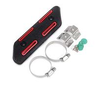 For YZF250 For YZF450 For YFZ250 For YFZ450 Motorcycle Exhaust Shield Muffler Pipe Protector Cover Heat(Red)