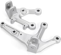 For YZFR25 For YZFR3 For MT25 For MT03 2014-2023 Motorcycle Left Right Bracket Pedals Rests Front Footrest Foot Peg Motorbike Foot Rests(Left and Right)