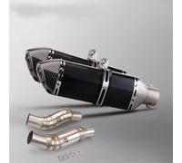 For Z1000 For Z1 For Ninja 1000r 2010-2024escapes The Modified Intermediate Link Pipe Motorcycle Exhaust Short(Style 2)