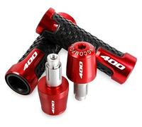 For Z400 For NINJA 400 2018-2022 Motorcycle Handle Bar Weight Handlebar Ends Cover Cap Anti-Skid Plug Hand Grips Motorcycle Handlebar Caps Ends Plug(Red)