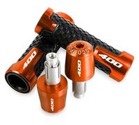 For Z400 For NINJA 400 2018-2022 Motorcycle Handle Bar Weight Handlebar Ends Cover Cap Anti-Skid Plug Hand Grips Motorcycle Handlebar Caps Ends Plug(Orange)