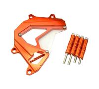 For Z750 Z800 2013 2014 2015 2016 Motorcycle Front Sprocket Panel Left Engine Guard Chain Cover Protection CFCKHPTHAZ(Orange)