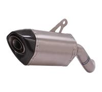 For Z900 A2 Z900e 2017-2020 Ttainium Alloy Slip On Motorcycle GP Exhaust Escape Link Pipe Muffler No DB Killer Motorcycle Exhaust Middle Link(3)
