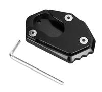 For Z900 RS Z650 Z800 Z1000 R SX For Ninja 650 1000sx CNC Motorcycle Kickstand Pad Foot Side Stand Extension Reduces the risk of tilting(Titanium)
