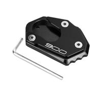 For Z900 RS Z650 Z800 Z1000 R SX For Ninja 650 1000sx CNC Motorcycle Kickstand Pad Foot Side Stand Extension Reduces the risk of tilting(900-Black)