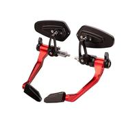 For Z900 Z1000 Z400 Motorcycle Accessories Reflective Mirrors Handguards Protection Motorcycle Handguards(RED)