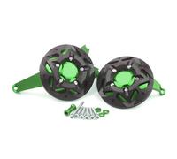 For Z900 ZR900 Engine Engine Anti-drop Cover Side Cover Head Anti-drop Block Protective Cover Engine Guard Skid Plate(Green set)
