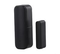For Zigbee Door And Window Sensor Smart Security Alarm System Remote Mobile App Control One-Button Arm Voice Activation for Alexa Family Sharing Offline Notification White Black 2.(Black)