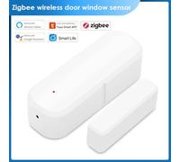 for zigbee Door Contact Sensor for Alexa Google Home Automation(ZIGBEE) | WiFi direct connect, no hub needed, for instant phone alerts, works with for tuya for Smart for Life app, voice control
