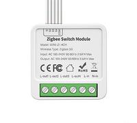 for ZIGBEE Smart Light Switch Module, 10A 2/3/4 Gang 2-way control Home Automation Module, Wireless Remote Control, for TUYA for ZIGBEE Hub Required